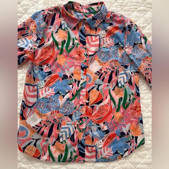 Talbots button down lightweight shirt - Picture 3 of 7